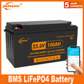 jsdsolar 24V 12V 100Ah 200Ah LiFePO4 Lithium Batterie Wohnmobil Akku 6000+Zyklen