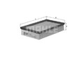 Luftfilter Filtereinsatz LX 1596 MAHLE für NISSAN NAVARA NP300 PATHFINDER III