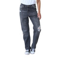 MYT Damen Distressed Wide Leg Jeans Damen High Waist Straight Fit Denim Hose