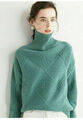 Damen Kaschmir Rollkragenpullover Pulli Strickpullover Pullover Sweater Pullover