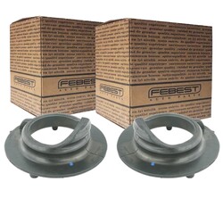 2x FEBEST FEDER-AUFNAHME UNTERLAGE HINTEN UNTEN passend für HONDA CIVIC
