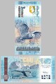 Grönland / Greenland 3 Kroner Souvenirschein 2025 Schneeeule UV Hologramm