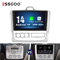 32G Android 14 Apple Carplay Autoradio GPS NAVI Für Ford Focus MK2 MK II 04-2011