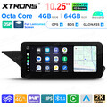 HD IPS 10,25" Autoradio Android 14 4+64GB GPS CarPlay DSP für MERCEDES W212 S212
