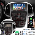 DAB+ 4+64GB Android 14 Autoradio Carplay Für Opel Astra J 2010-2014 GPS Navi RDS