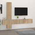  TV Schrank Set 5-TLG. Wohnwand Schrankwand Anbauwand Hängeschrank Lowboard Z3S4