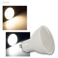 GU10 LED Strahler "PV-50/70" 5W/7W 230V, warmweiß, Leuchtmittel Birne Lampe Spot