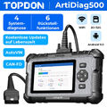🔥TOPDON AD500 Profi KFZ OBD2 Diagnosegerät Auto Scanner 4 System 6 Services 32G