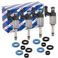 4x BOSCH Einspritzventil Rep-Satz für AUDI A1-A5 SEAT SKODA VW GOLF VIII 1.4TSI