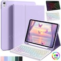 QWERTZ Beleuchtet Tastatur Hülle Maus für iPad 5 6 7 8 9 10th Gen Pro 11 Air 5 6