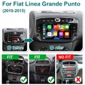 Android 15 Autoradio Carplay Für Fiat Grande Punto EVO Linea 2010-2012 GPS Navi