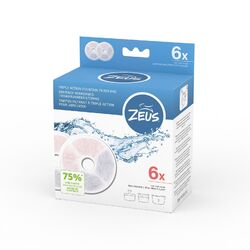 Zeus 6er-Pack Triple Action Filter - rahmenlos
