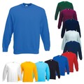 Fruit of the Loom Classic Set-in Sweatshirt Herren Arbeits Pullover bis 5XL