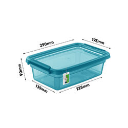 Aufbewahrungsbox mit Deckel Aufbewahrung Boxen Ordnungsboxen 5 Farben 5 Größen