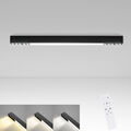 ZMH LED Deckenleuchte CCT 50/80/100CM Deckenlampe Dimmbar Mit Fernbedienung IP20