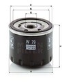 MANN-FILTER Ölfilter DACIA FIAT  passend für NISSAN OPEL RENAULT SMART SUZUKI