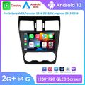 GPS Android 13 Car Play Autoradio Für Subaru Forester/XV/WRX 15-18 DAB+ RDS 64GB