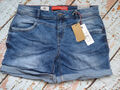 Street one Hose Jeans kurz Shorts Gr. 32 bis 33 blau Ton (304)