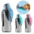 Hunde Trinkflasche Wasserflasche für Unterwegs mit Futterbehälter Wassernapf DE/