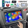 DAB+ Für VW Touran Golf 5 6 Plus Caddy Jetta Autoradio Android 14 6+128G Carplay