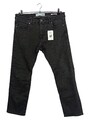 Esprit Herren Jeans Hose Regular Fit Schwarz L30 Baumwolle