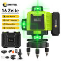 CONENTOOL 4D Laser Level Wasserwaage 360° Kreuzlinienlaser Selbstnivellierend