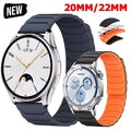Magnet Silikon Armband für Amazfit GTR 4 2 3 Pro 47mm GTS 4 Mini 3 2 2e Bip 6 5