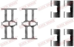 Quick Brake Zubehörsatz, Scheibenbremsbelag 109-1118 passend für FIAT HONDA