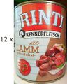 (EUR 4,35 / kg) Rinti Kennerfleisch mit Lamm Nassfutter getreidefrei: 12 x 800 g