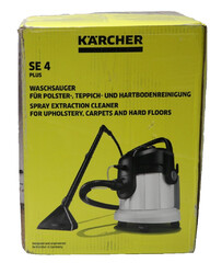 Kärcher Waschsauger SE 4 Plus, 2-in-1-Sprühsaugschlauch, Frischwassertank: 4 l