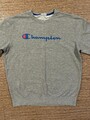 Champion Herren Pullover L Herrenpullover Sweatshirt Shirt grau