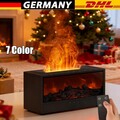 3D Aroma Diffuser Mit 7 LED Flammen Effekt Luftbefeuchter Diffusor mit Timer NEU