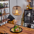 Ess Wohn Schlaf Zimmer Beleuchtung Holz Boho Style Hänge Lampen Pendel Leuchten