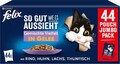 FELIX So gut wie es aussieht Katzenfutter nass in Gelee Sorten-Mix 44 x 85g