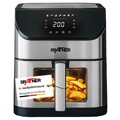 Grafner Heißluftfritteuse Doppel Fritteuse Heißluft Airfryer  1800W 8L digital
