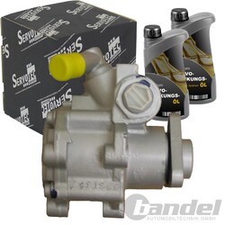 SERVOTEC SERVOPUMPE HYDRAULISCH + 3L ÖL passend für BMW 3er E46 + CABRIO + COUPE** für Hersteller LUK **