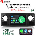 Für Mercedes Benz Sprinter W907 2018-23 Android 13 Autoradio GPS Nav BT RDS DAB+