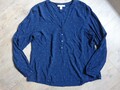 ** ESPRIT ** zauberhafte Bluse / Tunika ** Marine+ Mini- Pünktchen ** Gr. 40 ** 