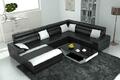 Ecksofa mit USB Wohnlandschaft  XXL Big Couch Polster Garnitur Eck Couchen UForm