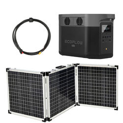 EcoFlow Delta Max 0% MwSt §12 III UstG 1600 1612Wh Powerstation 150W Solarkoffer