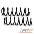 2x FAHRWERKSFEDER FEDER HINTEN FÜR AUDI A1 8X SKODA FABIA NJ VW POLO 6R