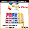 480-tlg. Kabelschuhe Sortiment Box Auto KFZ Steckverbinder Flachstecker Satz