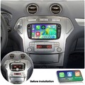 Für Ford Focus Mk2 Mondeo C S-MAX Galaxy 4+64G Android 15 Carplay Autoradio NAVI