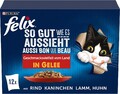 FELIX So gut wie es aussieht Katzenfutter nass in Gelee, Sorten-Mix, (72 x 85g)