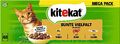 (€6,12/kg) Kitekat Katzenfutter Mix - Bunte Vielfalt in Sauce Nassfutter 48x 85g