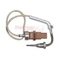 1x Sensor, Abgastemperatur METZGER 0894434 passend für AUDI SEAT SKODA VW