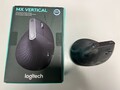 Logitech MX Vertical Kabellose Ergonomisch Maus - Schwarz (910-005448)