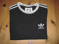 adidas Herren-T-Shirt Gr. S, Farbe: Schwarz, Trefoil Logo *guter Zustand"