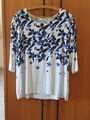Peter Hahn Shirt Grösse 52 mit blau/schwarzem Motiv