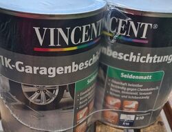 Vincent  2 Stück 1K-Garagen-Beschichtung silbergrau 2,5 L. 2 STÜCK A. 2.5 L